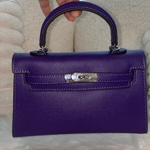 Elegant Purple Satchel